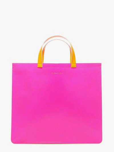 Shop Comme Des Garçons Play Handbag In Pink