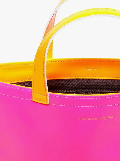 Shop Comme Des Garçons Play Handbag In Pink