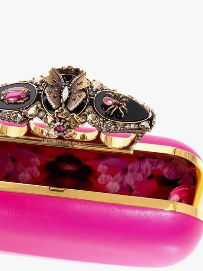 Shop Alexander Mcqueen Clutch In Pink