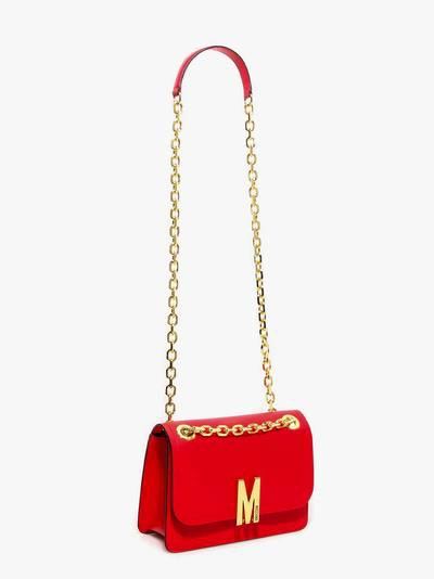 Shop Moschino Shoulder Bag In Red