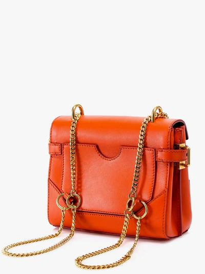 Shop Balmain Handbag In Red