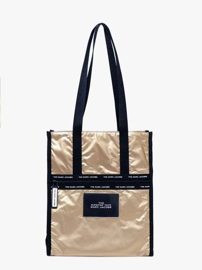 Shop Marc Jacobs Shoulder Bag In Gold