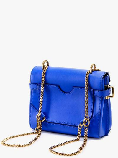 Shop Balmain Handbag In Blue