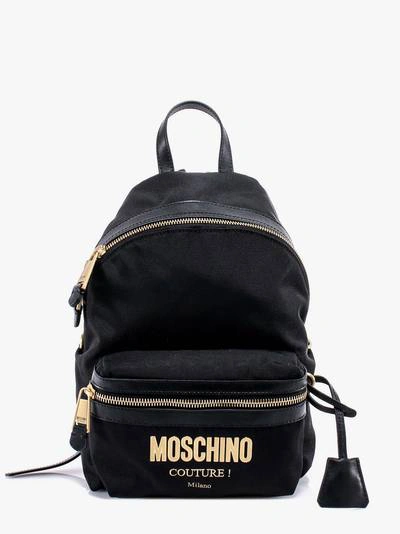 Shop Moschino Backpack In Black