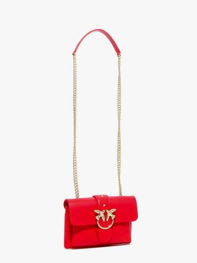 Shop Pinko Shoulder Bag In Red