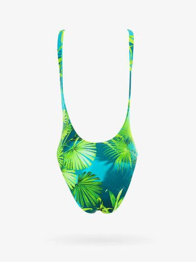 Shop Versace Swim Suit In Green