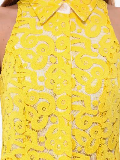 Shop Erika Cavallini Dress In Yellow