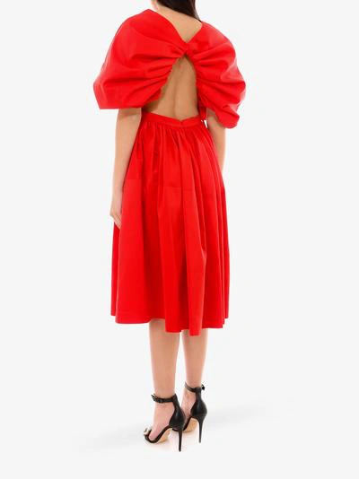 Shop Alexander Mcqueen Dress In Red