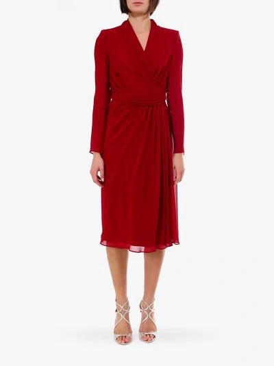 Shop Max Mara Dress In Red