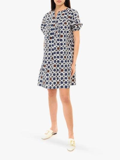 Shop Max Mara Dress In Blue