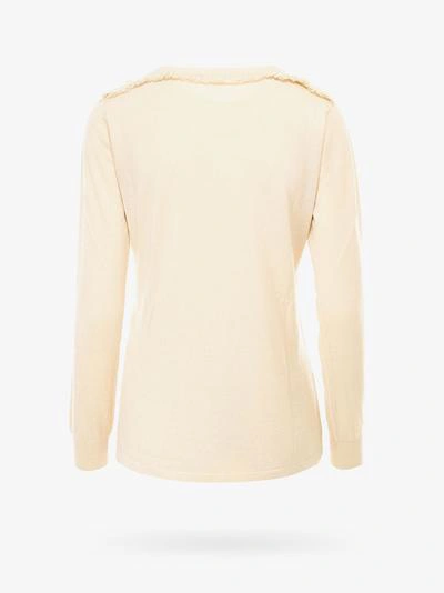 Shop Max Mara Sweater In Beige