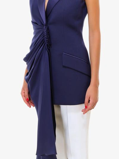 Shop Alexander Mcqueen Dress In Blue