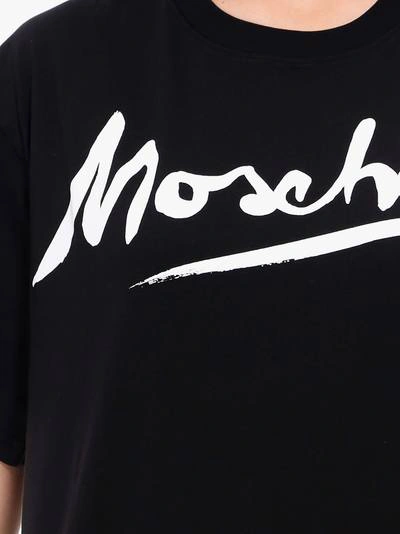 Shop Moschino T-shirt In Black