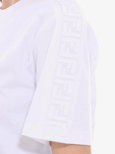 Shop Fendi T-shirt In White