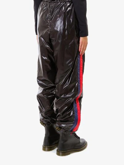 Shop Moncler Trousers In Black