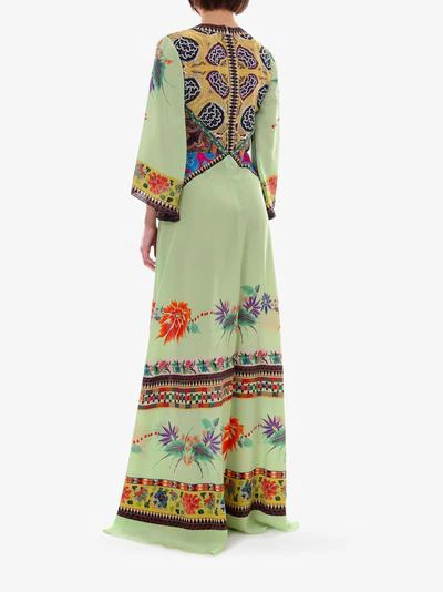 Shop Etro Dress In Green