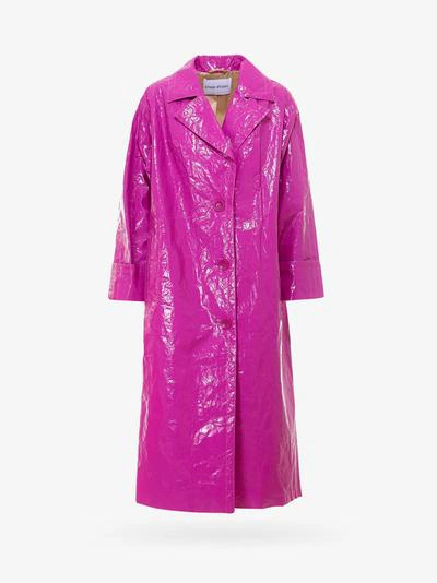 Shop Stand Studio Raincoat In Purple