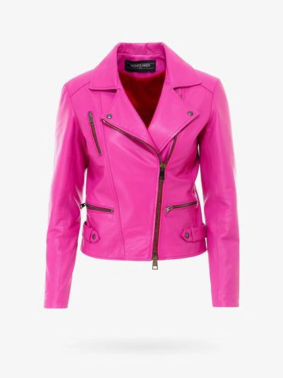 Shop Simonetta Ravizza Jacket In Pink