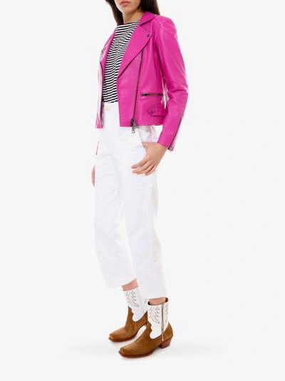 Shop Simonetta Ravizza Jacket In Pink