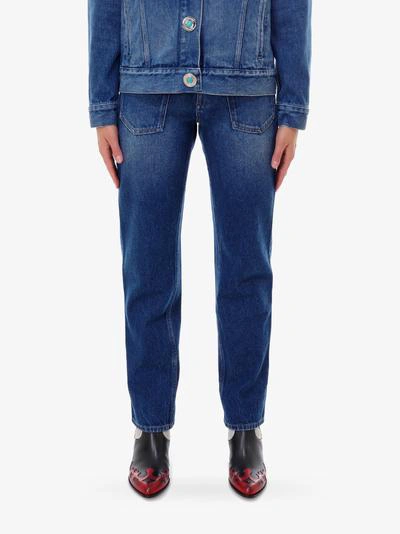 Shop Burberry Jeans In Blue