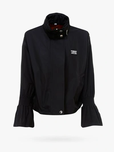 Shop Burberry Jacket In Black