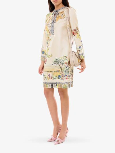 Shop Etro Dress In White