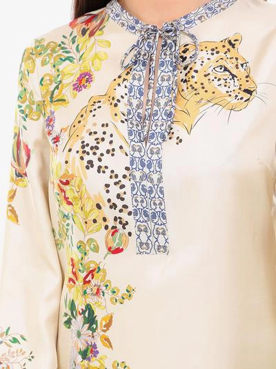 Shop Etro Dress In White