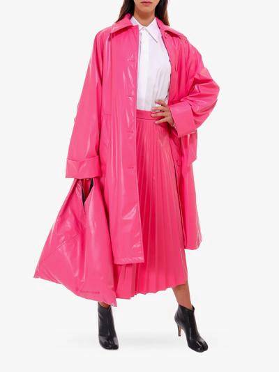 Shop Mm6 Maison Margiela Trench In Pink