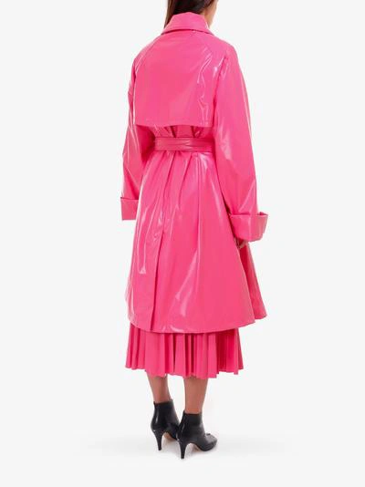 Shop Mm6 Maison Margiela Trench In Pink