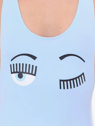 Shop Chiara Ferragni Swimsuit In Blue