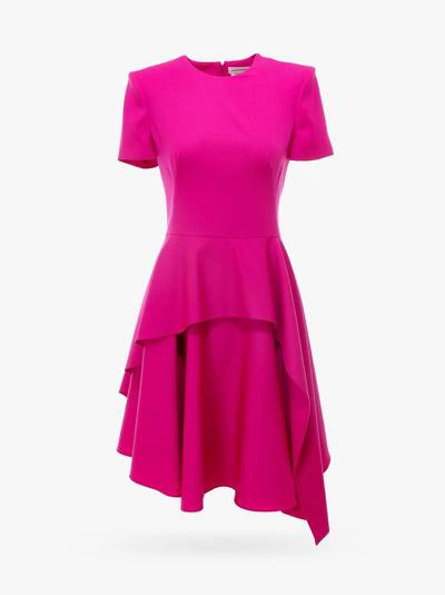 Shop Alexander Mcqueen Dress In Pink