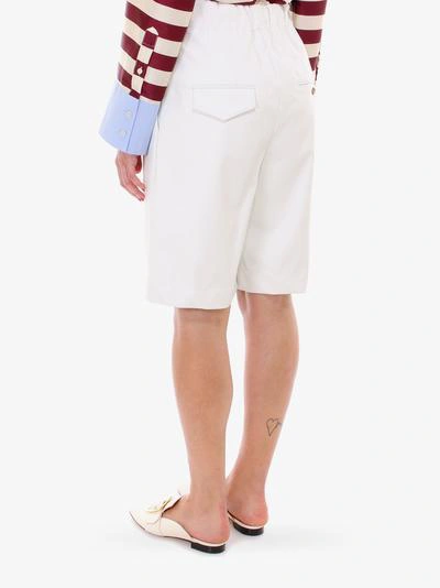 Shop Jejia Bermuda Shorts In White