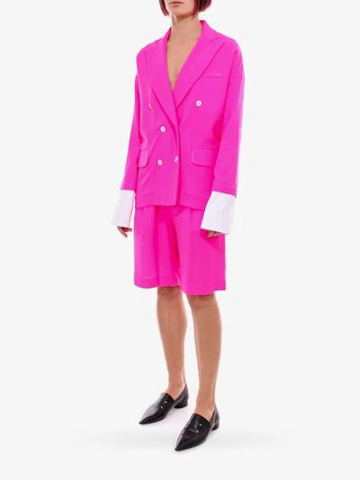Shop Jejia Bermuda Shorts In Pink