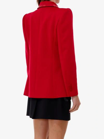 Shop Fendi Blazer In Red
