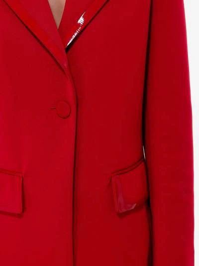 Shop Fendi Blazer In Red