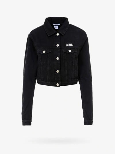 Shop Gcds Jacket In Black