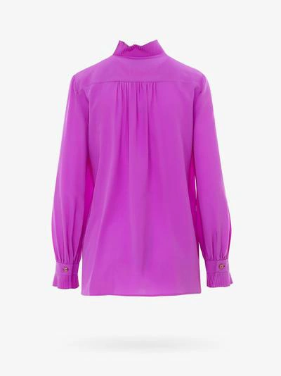 Shop Gucci Shirt In Purple