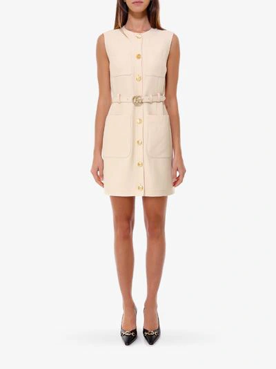 Shop Gucci Dress In White