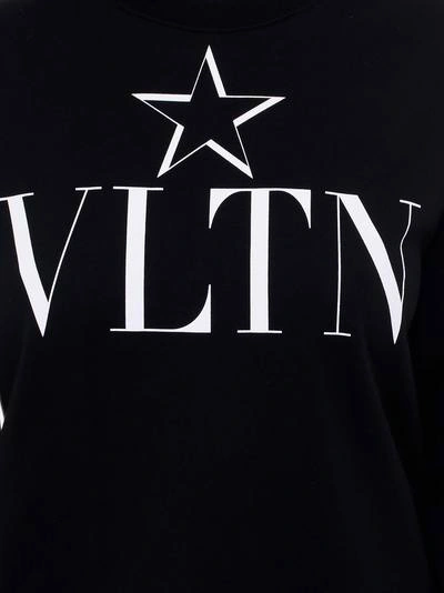 Shop Valentino Sweatshirt In Black