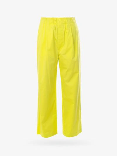 Shop Jejia Pants In Yellow