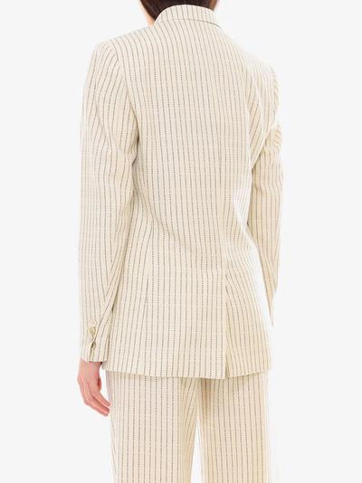 Shop Maison Margiela Blazer In Beige