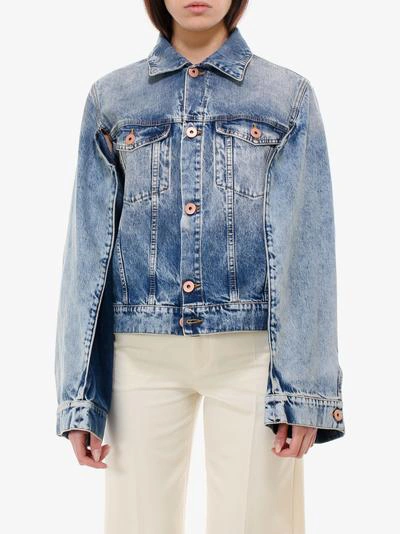 Shop Maison Margiela Jacket In Blue