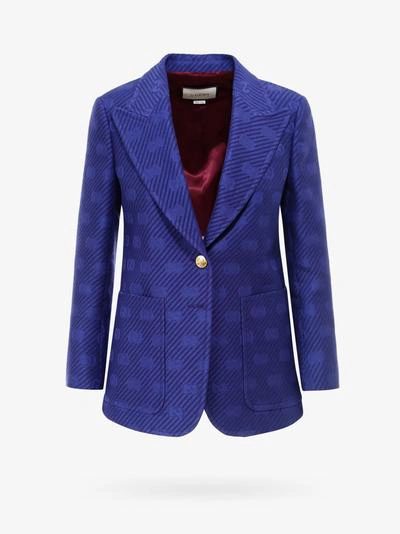 Shop Gucci Blazer In Blue