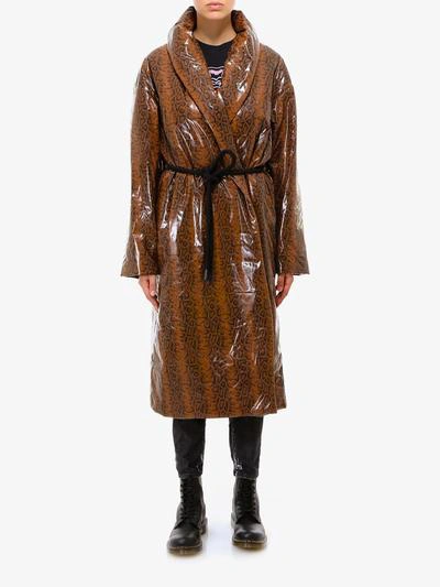 Shop Ienki Ienki Robe Coat In Brown