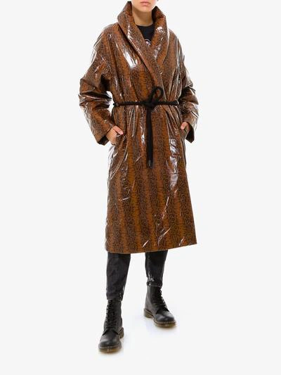 Shop Ienki Ienki Robe Coat In Brown