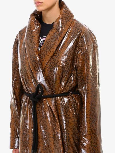 Shop Ienki Ienki Robe Coat In Brown