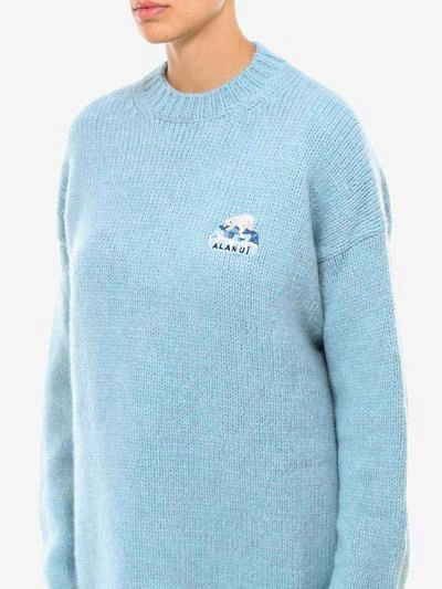 Shop Alanui Sweater In Blue