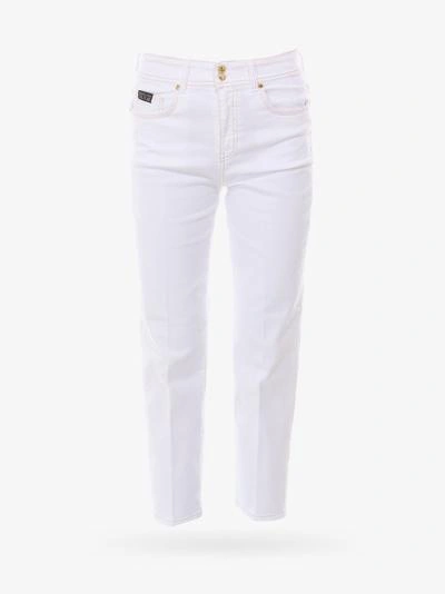Shop Versace Jeans Couture Pants In White
