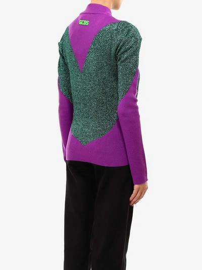 Shop Gcds Sweater In Purple
