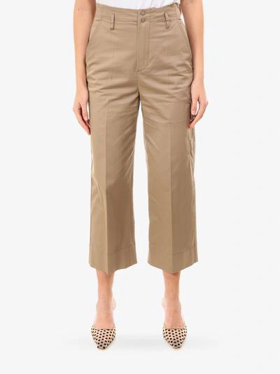 Shop Sportmax Code Trousers In Brown